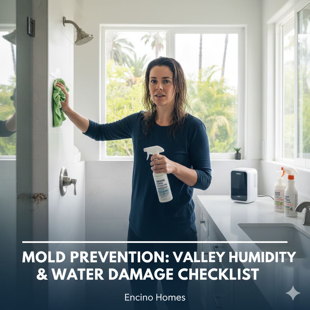 Mold prevention in Encino homes dealing with valley humidity